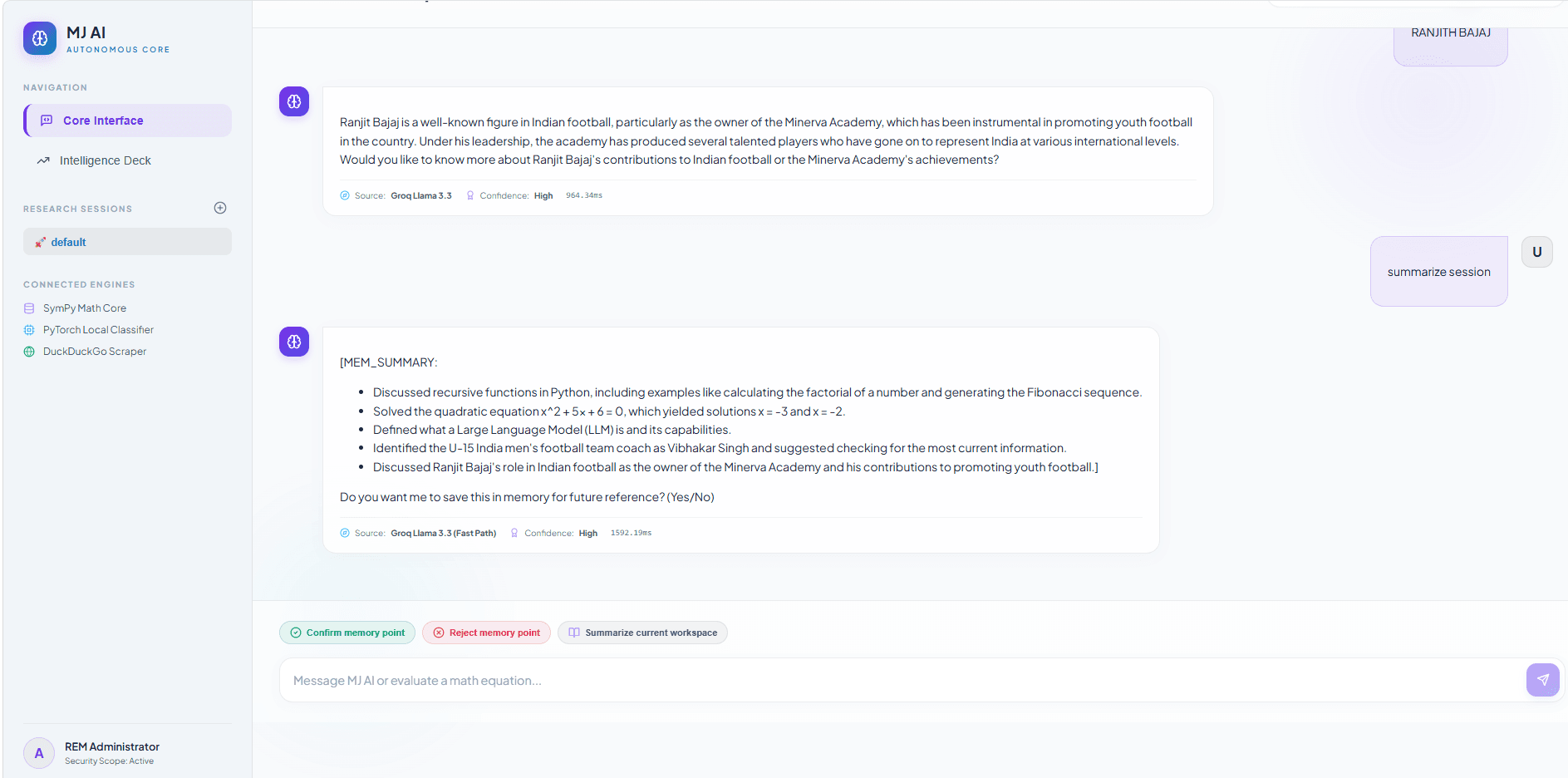 MJ Chatbot